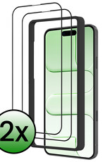 BASEY. BASEY. iPhone Air Screenprotector Met Installieframe - 2 PACK