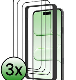 BASEY. BASEY. iPhone Air Screenprotector Met Installieframe - 3 PACK