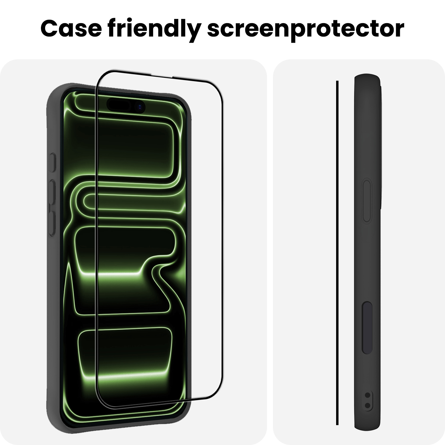 BASEY. BASEY. iPhone 17 Pro Screenprotector Met Installieframe - 3 PACK