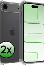 BASEY. BASEY. iPhone Air Hoesje Shockproof - Transparant - 2 PACK