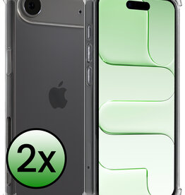 BASEY. BASEY. iPhone Air Hoesje Shockproof - Transparant - 2 PACK