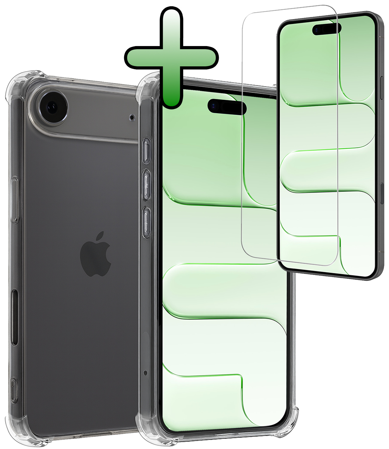 BASEY. BASEY. iPhone Air Hoesje Shockproof Met Screenprotector Met Dichte Notch