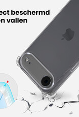 BASEY. BASEY. iPhone Air Hoesje Shockproof Met 2x Screenprotector Met Dichte Notch