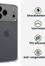 BASEY. BASEY. iPhone 17 Pro Hoesje Shockproof Met 2x Screenprotector Met Dichte Notch