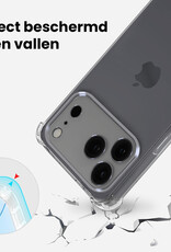 BASEY. BASEY. iPhone 17 Pro Hoesje Shockproof Met 2x Screenprotector Met Dichte Notch