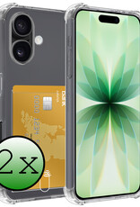 BASEY. BASEY. iPhone 17 Hoesje Pashouder - 2 PACK