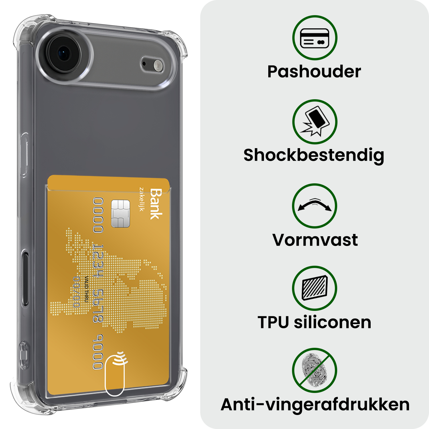 BASEY. BASEY. iPhone Air Hoesje Pashouder