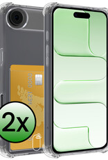 BASEY. BASEY. iPhone Air Hoesje Pashouder - 2 PACK