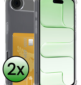 BASEY. BASEY. iPhone Air Hoesje Pashouder - 2 PACK