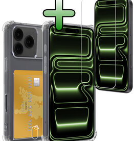 BASEY. BASEY. iPhone 17 Pro Hoesje Pashouder Met Screenprotector