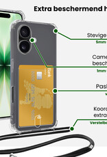 BASEY. BASEY. iPhone 17 Hoesje Pashouder met Koord - 2 PACK