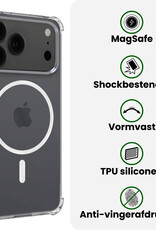 BASEY. BASEY. iPhone 17 Pro Max Magsafe Hoesje Transparant Met 2x Screenprotector
