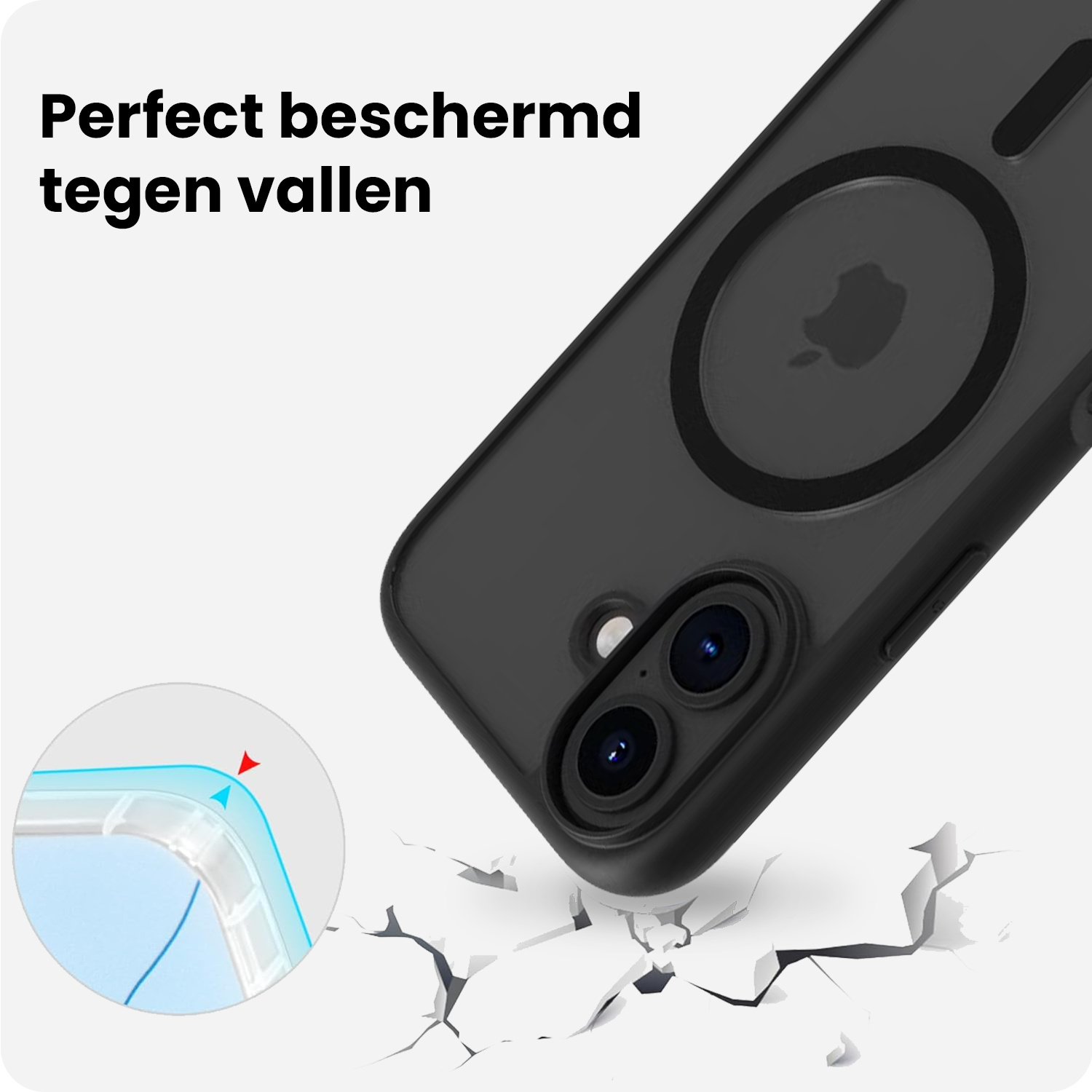 BASEY. BASEY. iPhone 17 Magsafe Hoesje - Zwart