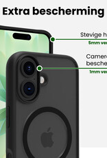 BASEY. BASEY. iPhone 17 Magsafe Hoesje Zwart Met 2x Screenprotector