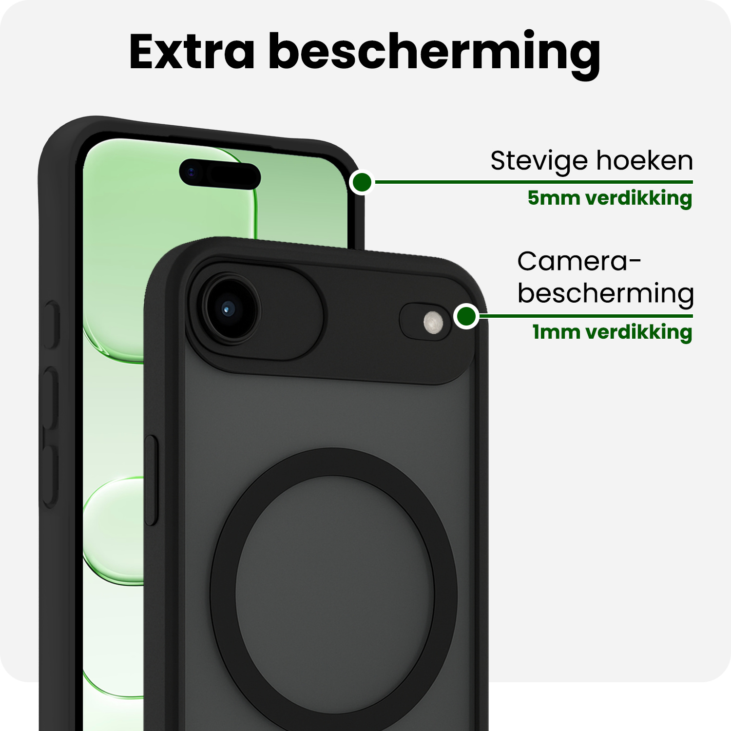 BASEY. BASEY. iPhone Air Magsafe Hoesje - Zwart