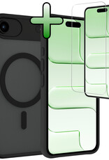 BASEY. BASEY. iPhone Air Magsafe Hoesje Zwart Met Screenprotector