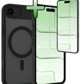 BASEY. BASEY. iPhone Air Magsafe Hoesje Zwart Met Screenprotector