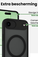 BASEY. BASEY. iPhone Air Magsafe Hoesje Zwart Met 2x Screenprotector