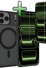 BASEY. BASEY. iPhone 17 Pro Magsafe Hoesje Zwart Met Screenprotector