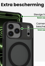 BASEY. BASEY. iPhone 17 Pro Magsafe Hoesje Zwart Met 2x Screenprotector