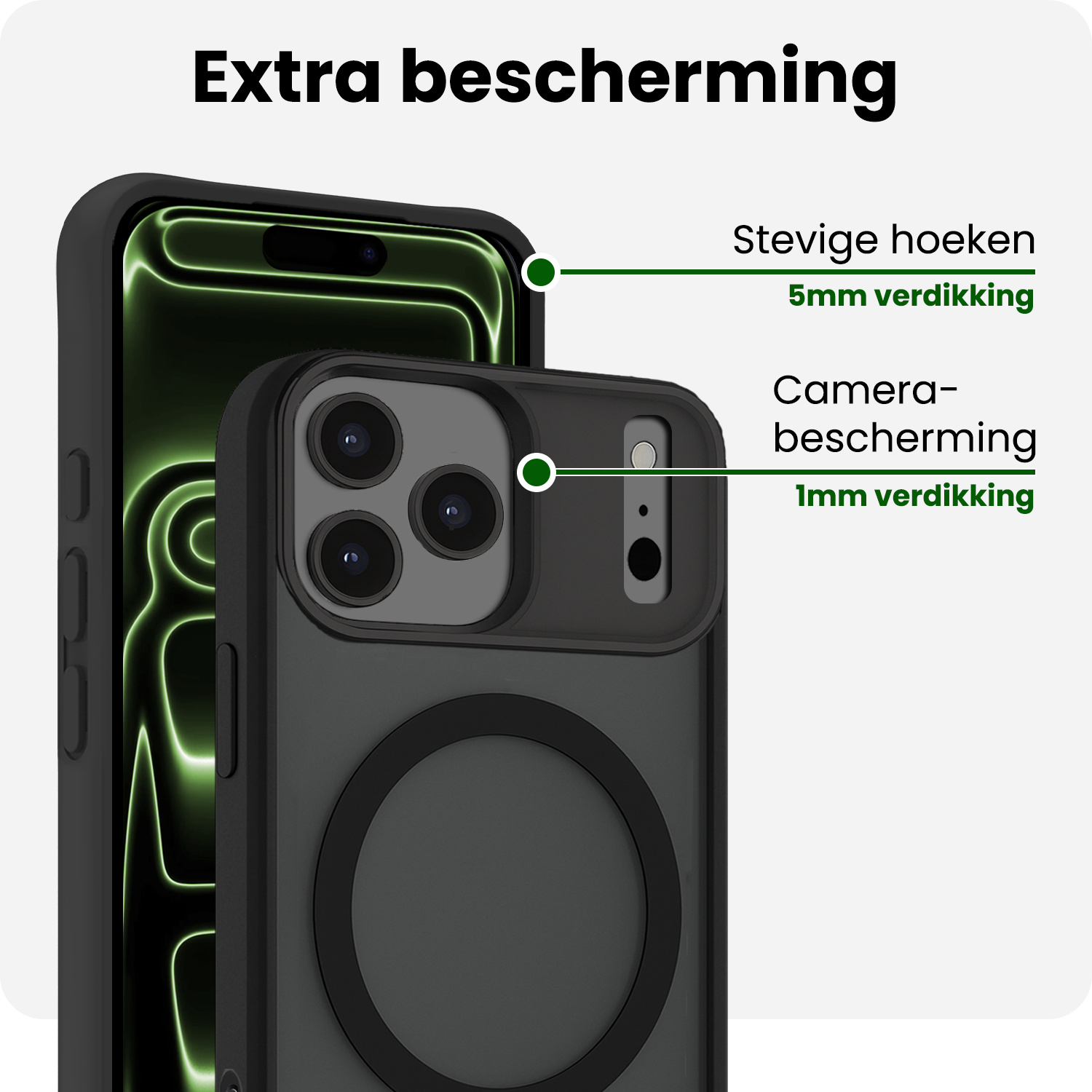 BASEY. BASEY. iPhone 17 Pro Max Magsafe Hoesje - Zwart