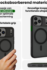 BASEY. BASEY. iPhone 17 Pro Max Magsafe Hoesje Zwart Met Screenprotector