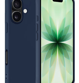 BASEY. BASEY. iPhone 17 Hoesje Siliconen - Donkerblauw