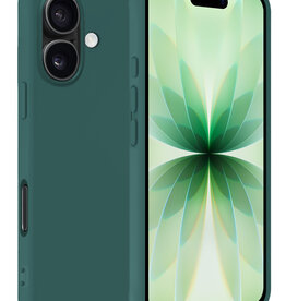 BASEY. BASEY. iPhone 17 Hoesje Siliconen - Donkergroen