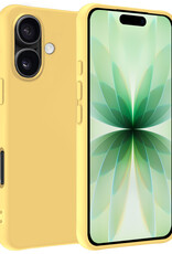 BASEY. BASEY. iPhone 17 Hoesje Siliconen - Geel