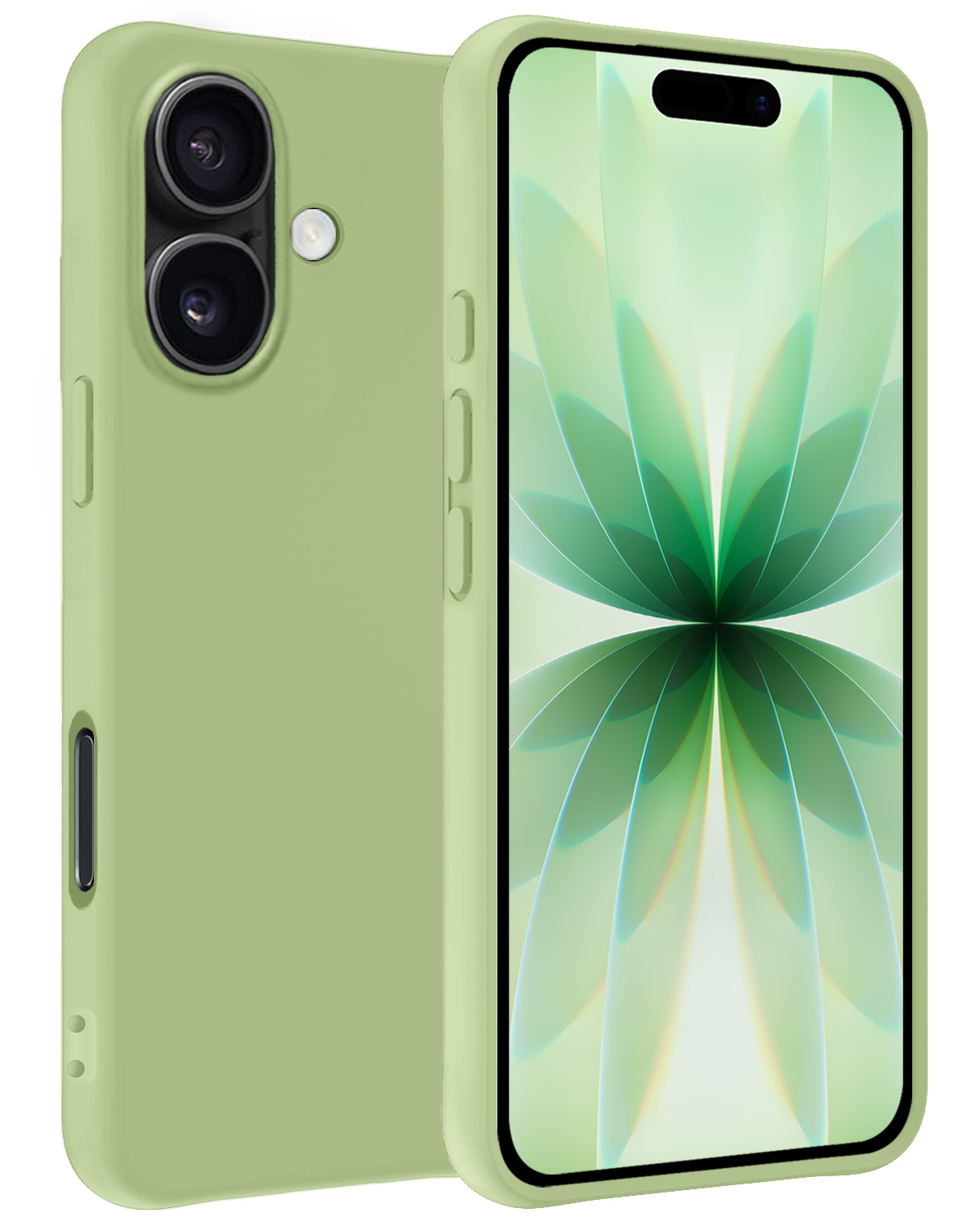 BASEY. BASEY. iPhone 17 Hoesje Siliconen - Groen