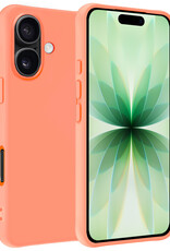 BASEY. BASEY. iPhone 17 Hoesje Siliconen - Perzik