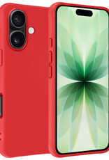 BASEY. BASEY. iPhone 17 Hoesje Siliconen - Rood