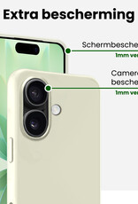 BASEY. BASEY. iPhone 17 Hoesje Siliconen - Wit