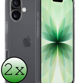 BASEY. BASEY. iPhone 17 Hoesje Siliconen - Transparant - 2 PACK