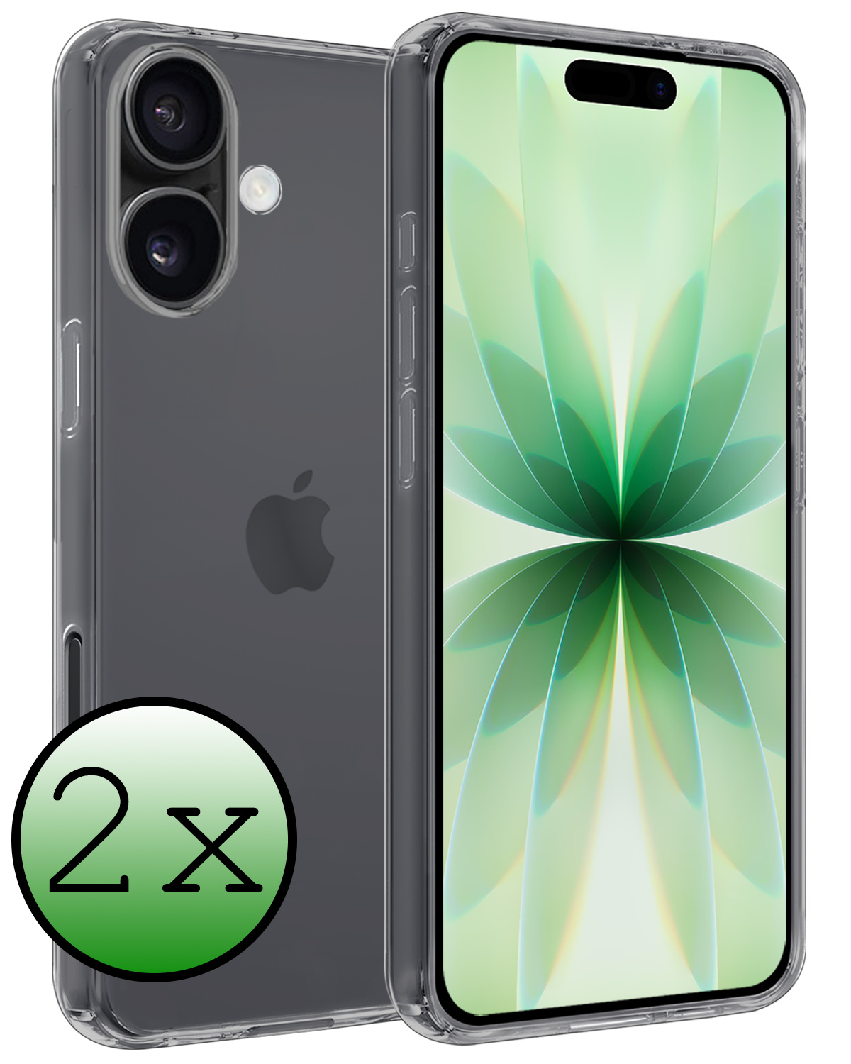 BASEY. BASEY. iPhone 17 Hoesje Siliconen - Transparant - 2 PACK