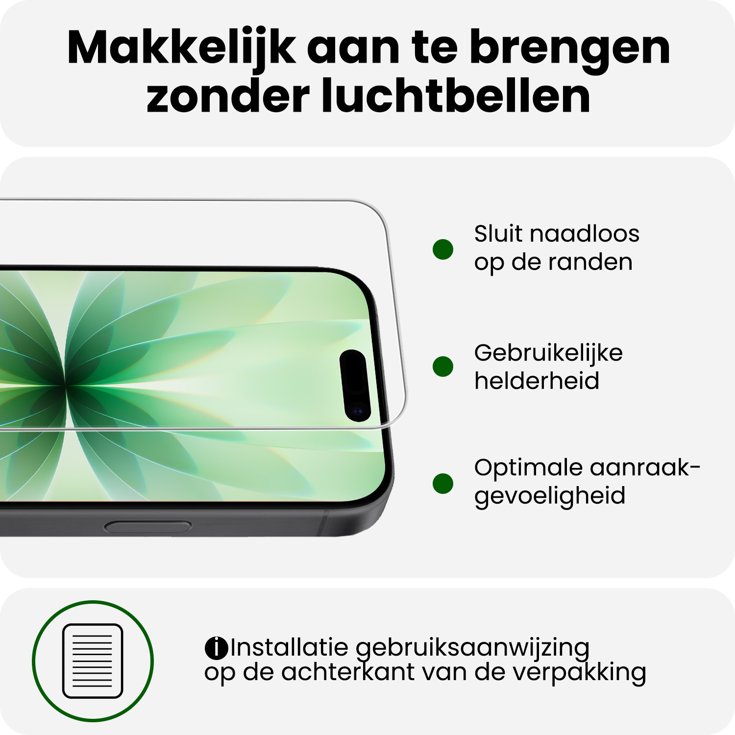 BASEY. BASEY. iPhone 17 Hoesje Siliconen Met Screenprotector Met Dichte Notch - Lila