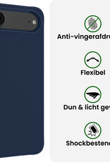 BASEY. BASEY. iPhone Air Hoesje Siliconen - Donkerblauw