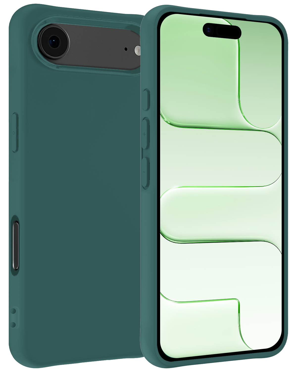 BASEY. BASEY. iPhone Air Hoesje Siliconen - Donkergroen