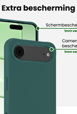 BASEY. BASEY. iPhone Air Hoesje Siliconen - Donkergroen