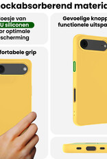 BASEY. BASEY. iPhone Air Hoesje Siliconen - Geel