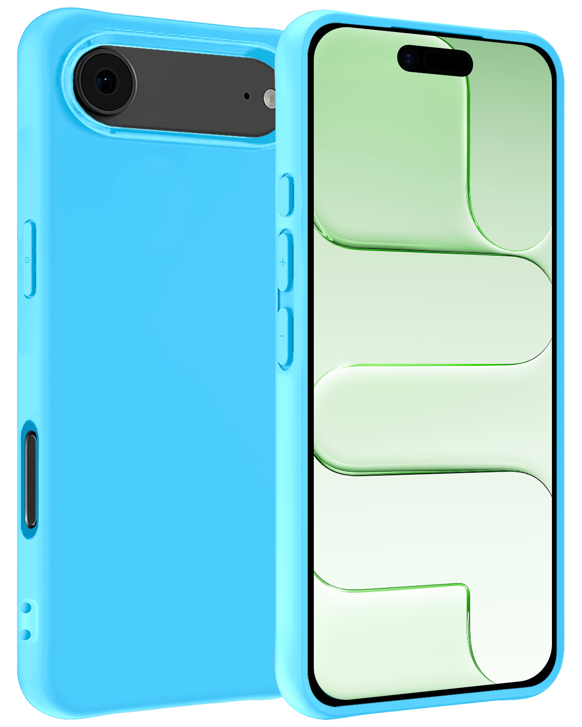 BASEY. BASEY. iPhone Air Hoesje Siliconen - Lichtblauw