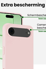 BASEY. BASEY. iPhone Air Hoesje Siliconen - Lichtroze
