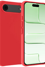 BASEY. BASEY. iPhone Air Hoesje Siliconen - Rood