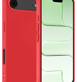 BASEY. BASEY. iPhone Air Hoesje Siliconen - Rood