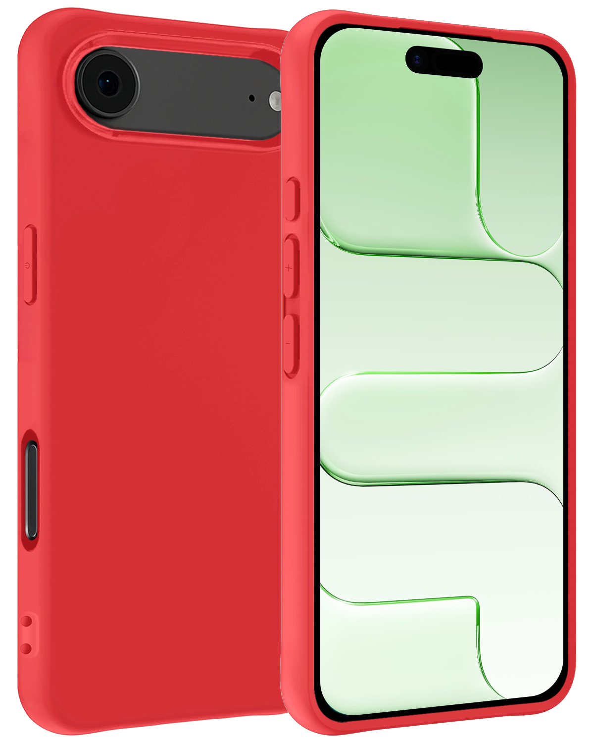 BASEY. BASEY. iPhone Air Hoesje Siliconen - Rood