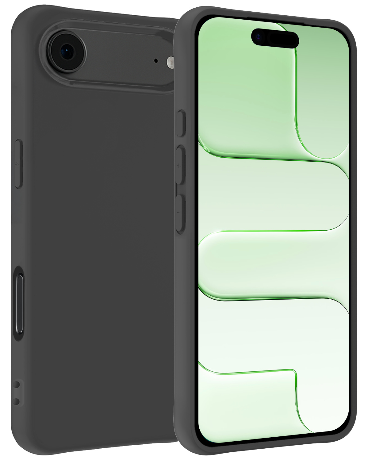 BASEY. BASEY. iPhone Air Hoesje Siliconen - Zwart