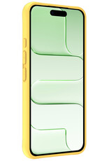 BASEY. BASEY. iPhone Air Hoesje Siliconen - Geel - 2 PACK