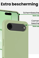 BASEY. BASEY. iPhone Air Hoesje Siliconen - Groen - 2 PACK