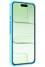 BASEY. BASEY. iPhone Air Hoesje Siliconen - Lichtblauw - 2 PACK