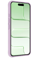 BASEY. BASEY. iPhone Air Hoesje Siliconen - Lila - 2 PACK